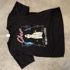 CHER black shirt